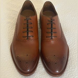 Brand New Tan Leather Beckett Simonon Brent Oxfords